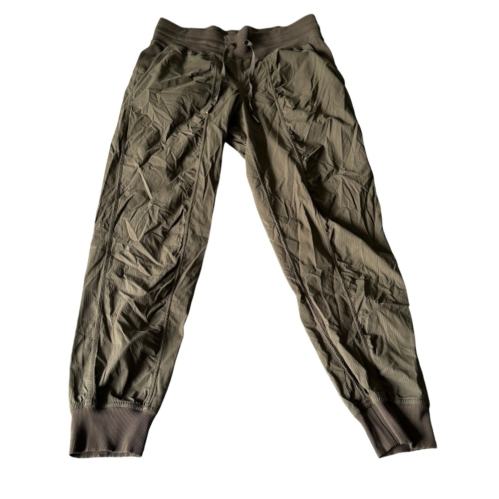 Lululemon Beyond the Studio Jogger Olive Green High Rise Swift Fabric Pants 2211